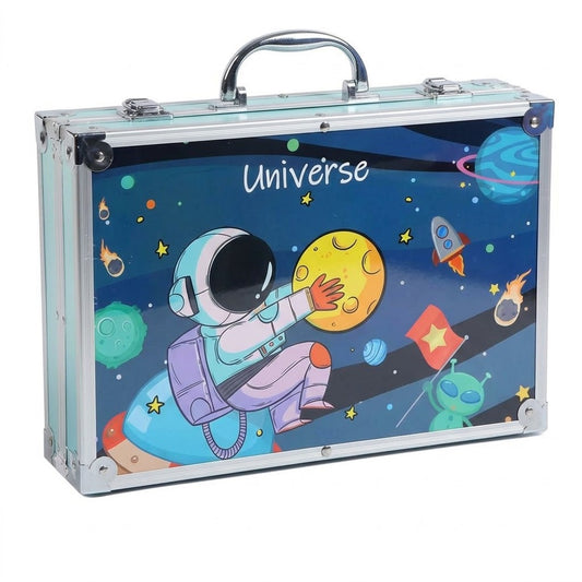 Set Creativ de Desen și Pictură pentru Copii - 145 Piese, în Valiză